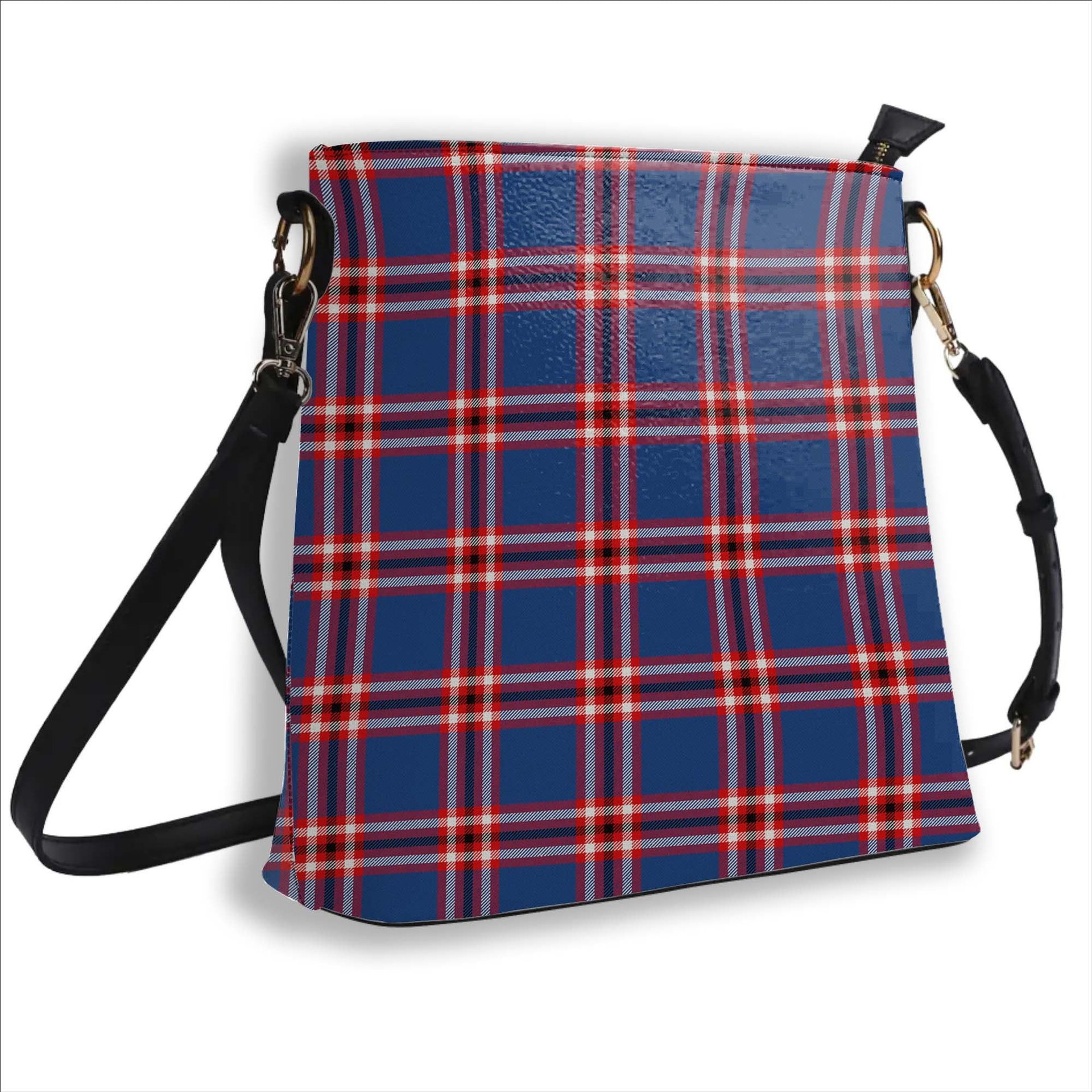 ScotsTee Shop Scottish Laing of Archiestown Modern Tartan Bucket Bag Ladies Shoulder Bag Midi