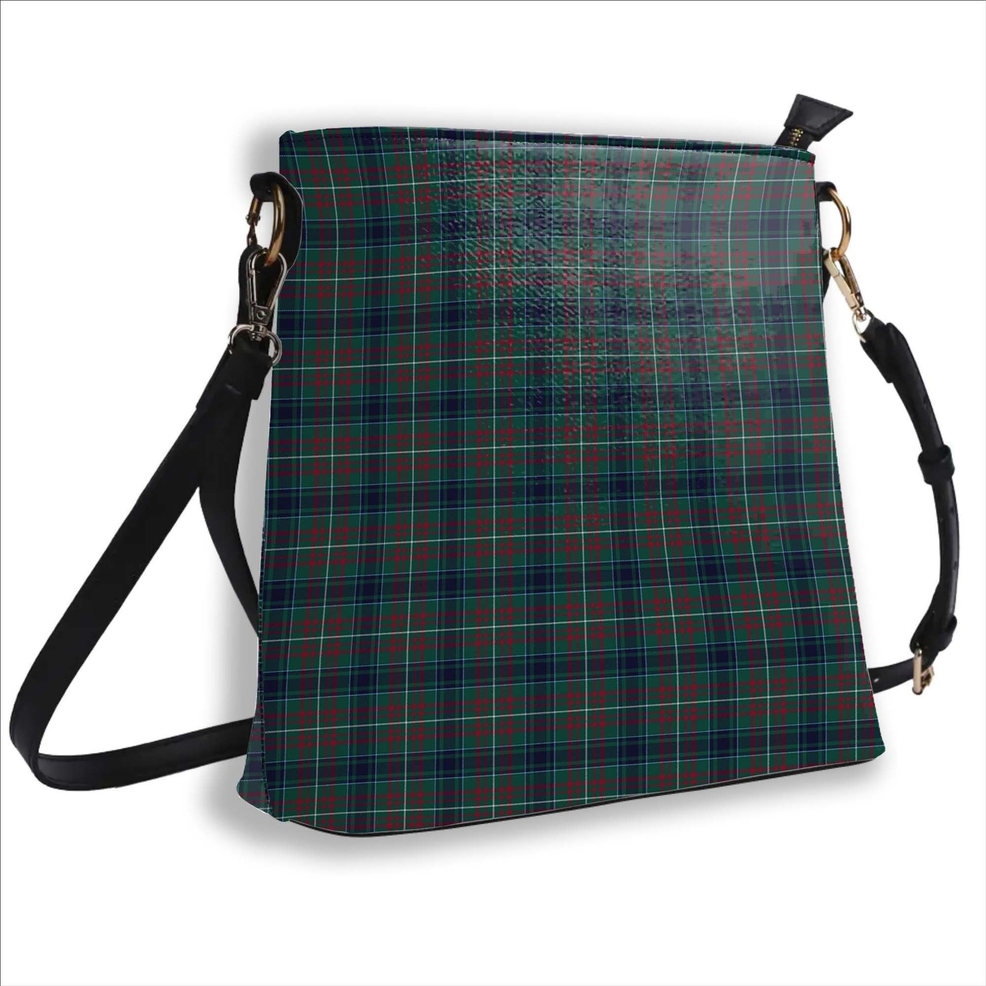 ScotsTee Shop Scottish MacConnell Modern Tartan Bucket Bag Ladies Shoulder Bag Midi