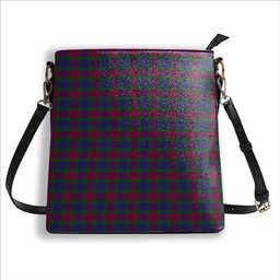 ScotsTee Shop Scottish Mar Dress - TD Tartan Bucket Bag Ladies Shoulder Bag Midi