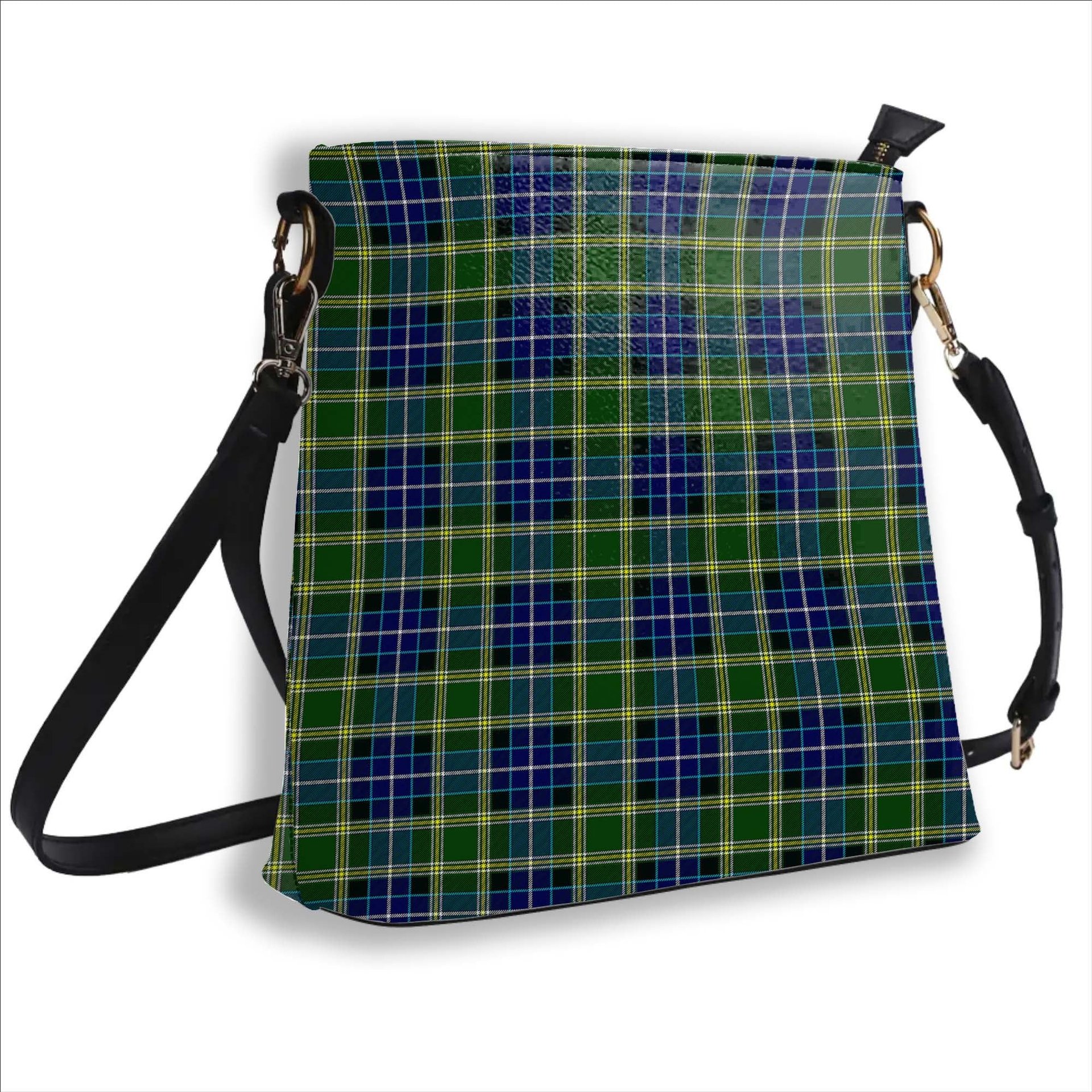 ScotsTee Shop Scottish McKellar Ancient Tartan Bucket Bag Ladies Shoulder Bag Midi
