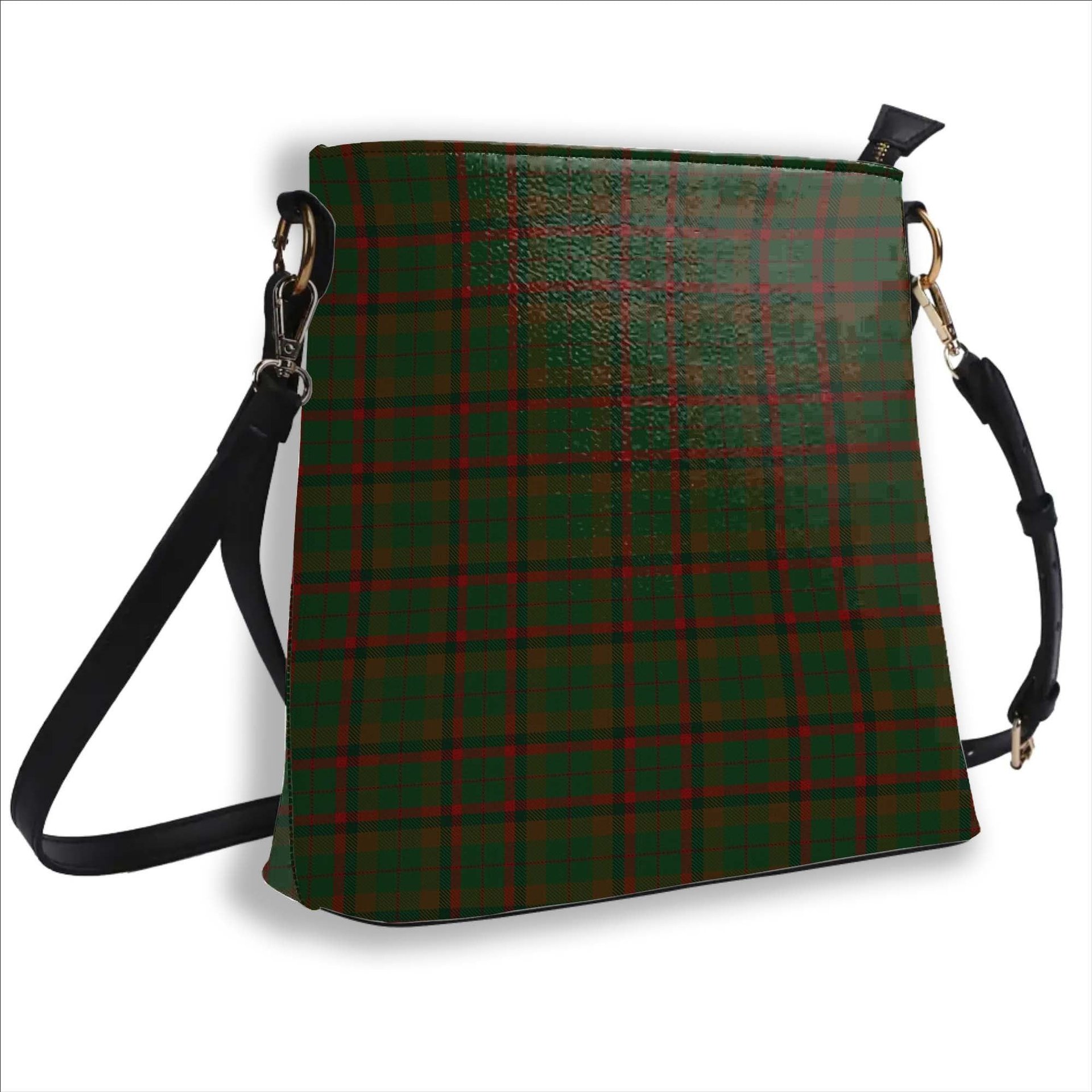 ScotsTee Shop Scottish MacCracken Hunting Tartan Bucket Bag Ladies Shoulder Bag Midi