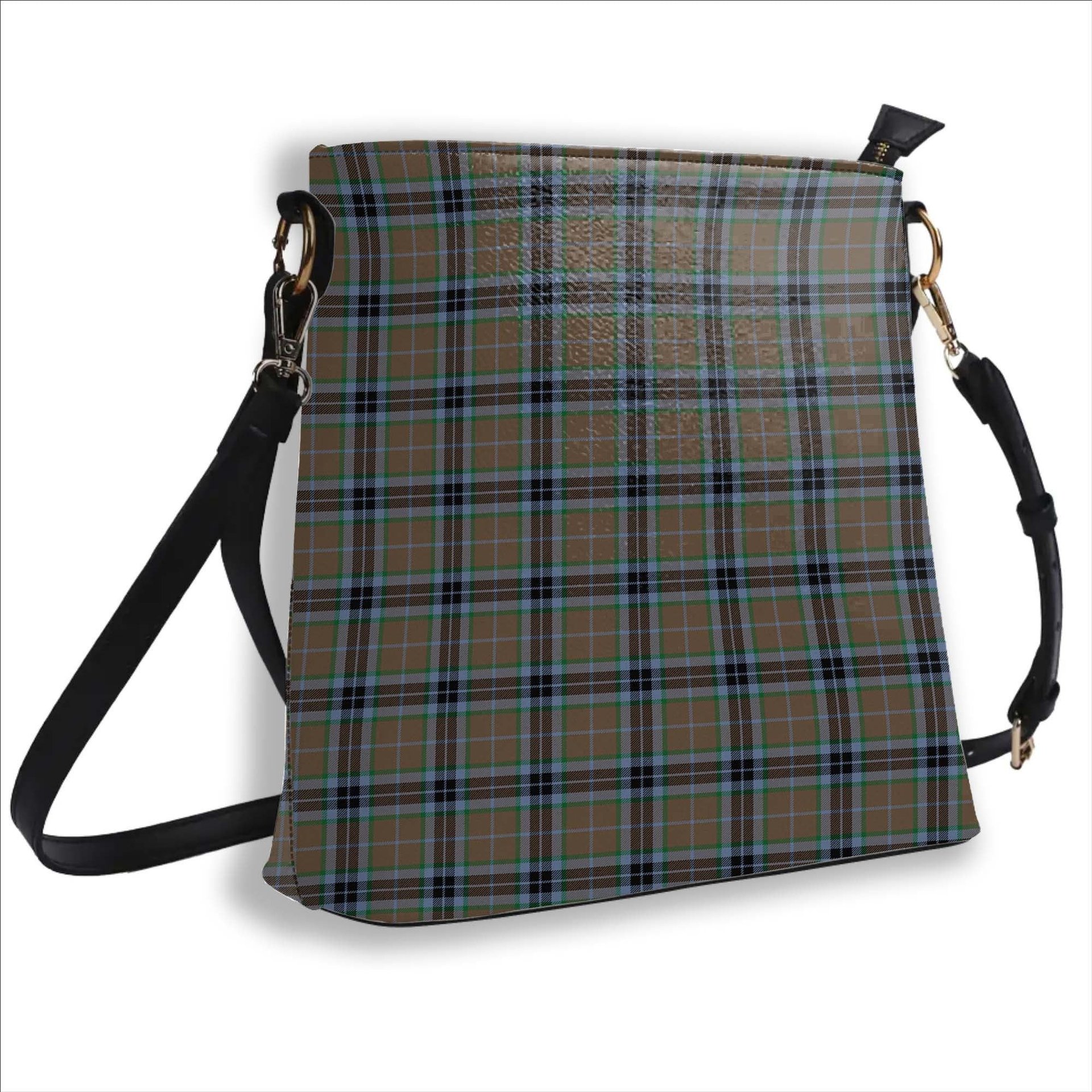 ScotsTee Shop Scottish McTavish Hunting Ancient Tartan Bucket Bag Ladies Shoulder Bag Midi