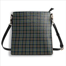 ScotsTee Shop Scottish Scott Green Modern Tartan Bucket Bag Ladies Shoulder Bag Midi