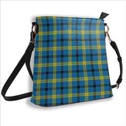 ScotsTee Shop Scottish Laing Modern Tartan Bucket Bag Ladies Shoulder Bag Midi