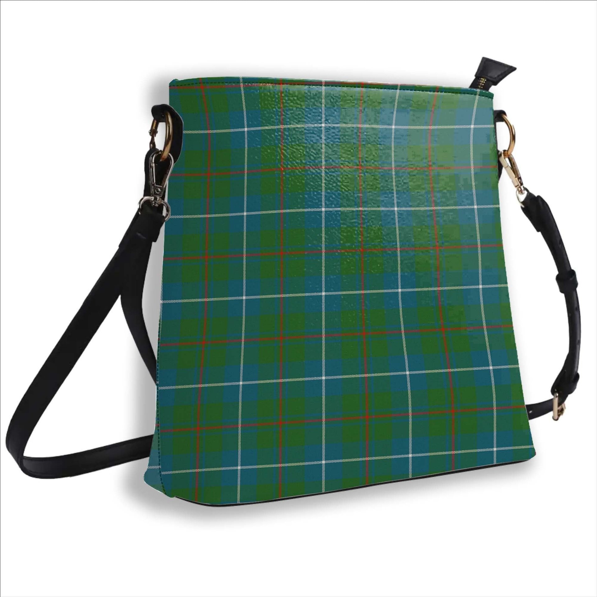 ScotsTee Shop Scottish Irvine of Bonshaw Tower Ancient Tartan Bucket Bag Ladies Shoulder Bag Midi