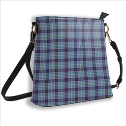 ScotsTee Shop Scottish Texas Bluebonnet Tartan Bucket Bag Ladies Shoulder Bag Midi