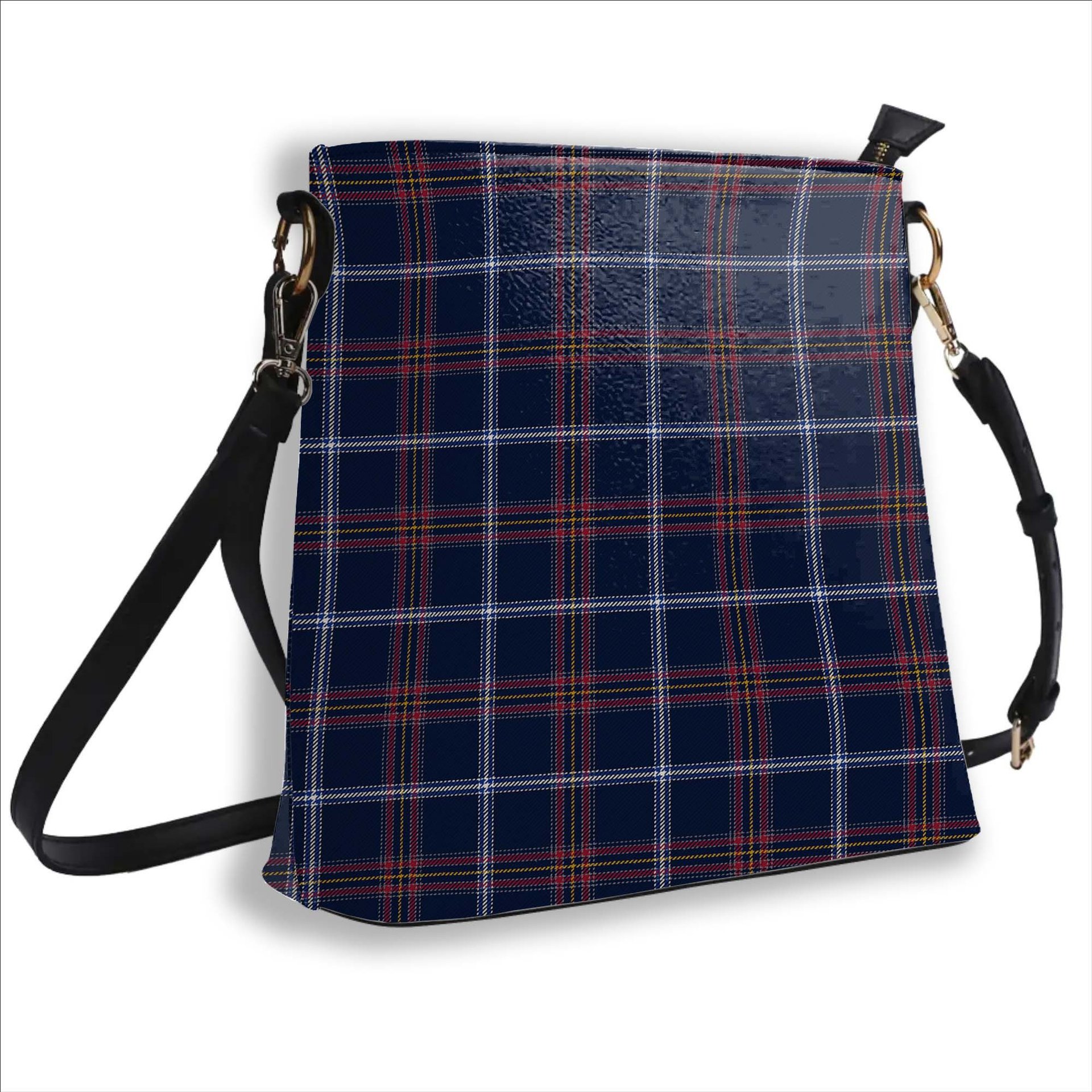 ScotsTee Shop Scottish Jewish Modern Clans Tartan Bucket Bag Ladies Shoulder Bag Midi