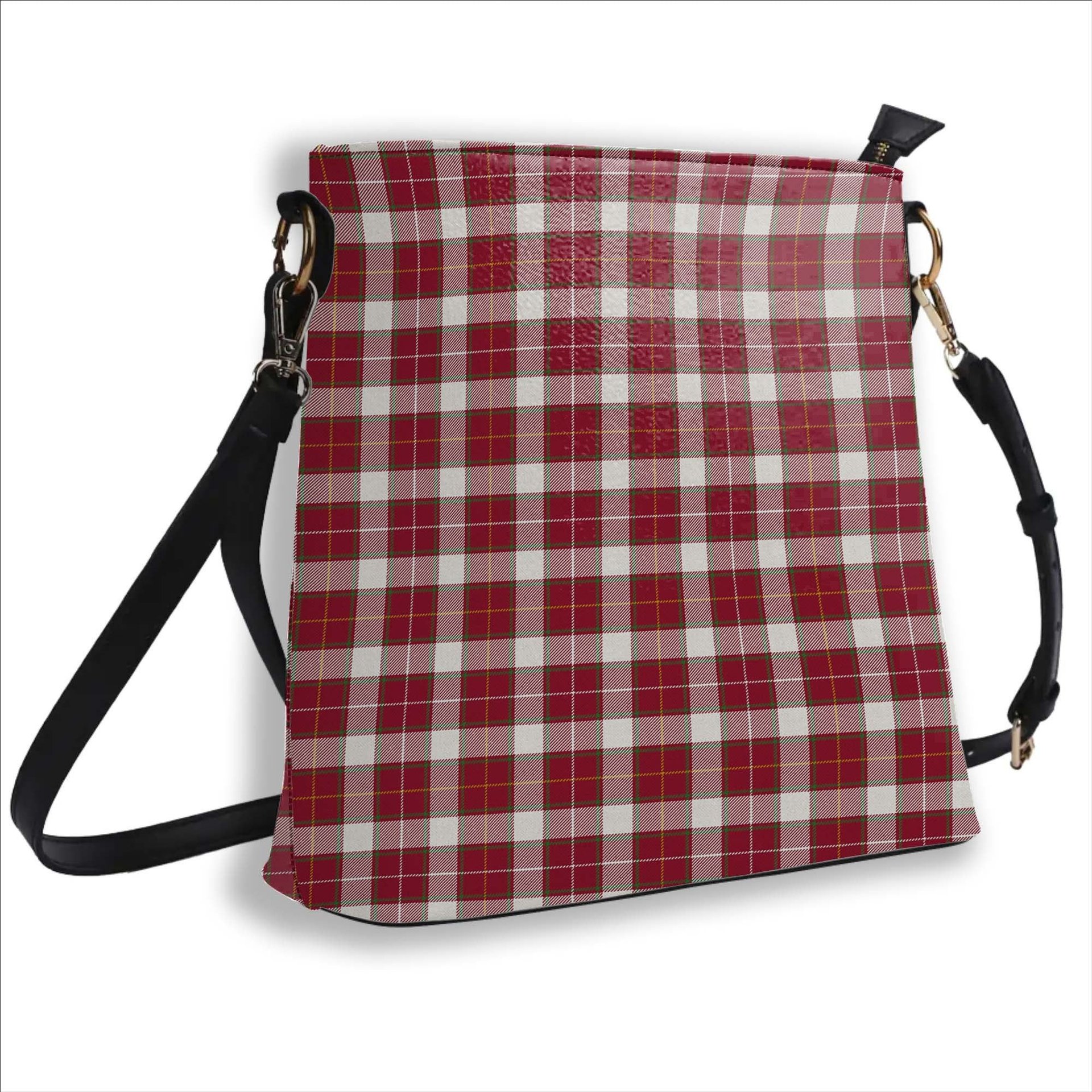 ScotsTee Shop Scottish McPhee Dress Modern Tartan Bucket Bag Ladies Shoulder Bag Midi