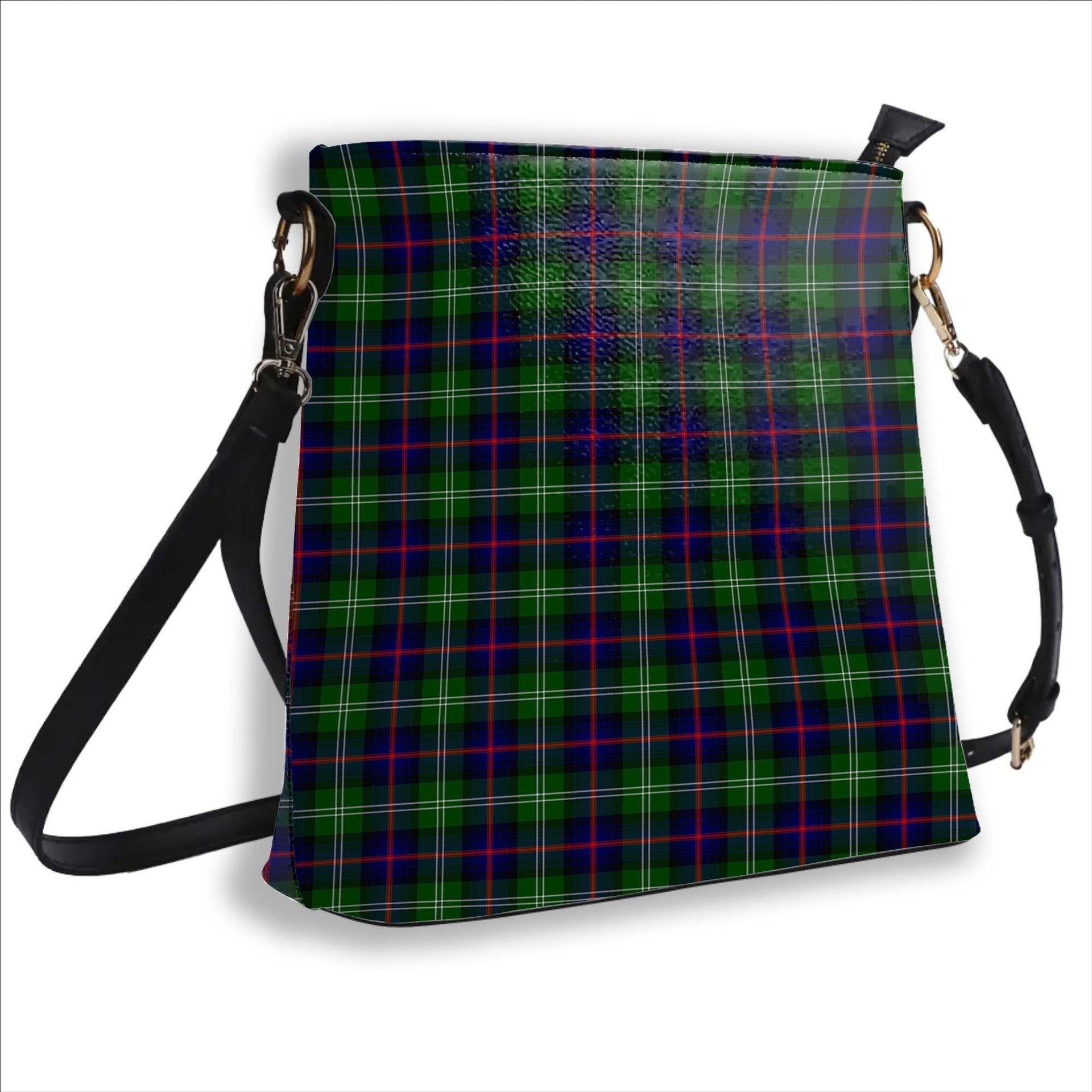 ScotsTee Shop Scottish Sutherland Modern Tartan Bucket Bag Ladies Shoulder Bag Midi