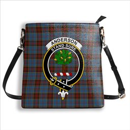 ScotsTee Shop Scottish Anderson MacGregor Hastie 1 Crest Tartan Bucket Bag Ladies Shoulder Bag Midi