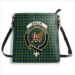 ScotsTee Shop Scottish Baillie Ancient Crest Tartan Bucket Bag Ladies Shoulder Bag Midi