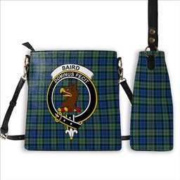 ScotsTee Shop Scottish Baird Ancient Crest Tartan Bucket Bag Ladies Shoulder Bag Midi