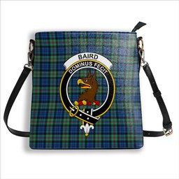 ScotsTee Shop Scottish Baird Ancient Crest Tartan Bucket Bag Ladies Shoulder Bag Midi