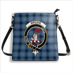 ScotsTee Shop Scottish Brodie Countryfare Ancient Crest Tartan Bucket Bag Ladies Shoulder Bag Midi