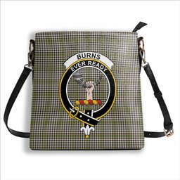 ScotsTee Shop Scottish Burns Check Crest Tartan Bucket Bag Ladies Shoulder Bag Midi