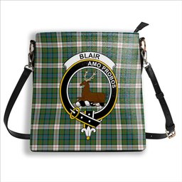 ScotsTee Shop Scottish Blair Dress Ancient Crest Tartan Bucket Bag Ladies Shoulder Bag Midi