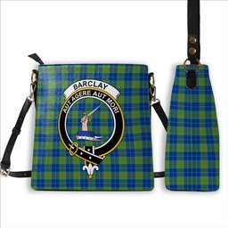 ScotsTee Shop Scottish Barclay Hunting Ancient Crest Tartan Bucket Bag Ladies Shoulder Bag Midi