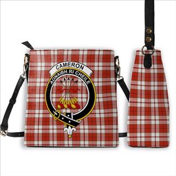 ScotsTee Shop Scottish Cameron Hose Ancient Crest Tartan Bucket Bag Ladies Shoulder Bag Midi