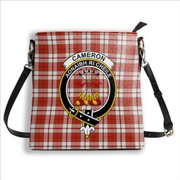 ScotsTee Shop Scottish Cameron Hose Ancient Crest Tartan Bucket Bag Ladies Shoulder Bag Midi