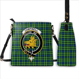 ScotsTee Shop Scottish Campbell of Breadalbane Ancient Crest Tartan Bucket Bag Ladies Shoulder Bag Midi
