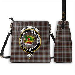 ScotsTee Shop Scottish Douglas Ancient Dress Crest Tartan Bucket Bag Ladies Shoulder Bag Midi