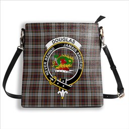 ScotsTee Shop Scottish Douglas Ancient Dress WCWM Crest Tartan Bucket Bag Ladies Shoulder Bag Midi