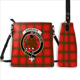 ScotsTee Shop Scottish Darroch Crest Tartan Bucket Bag Ladies Shoulder Bag Midi