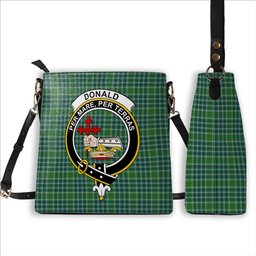 ScotsTee Shop Scottish Donald Lord of the Isles Hunting Ancient Crest Tartan Bucket Bag Ladies Shoulder Bag Midi