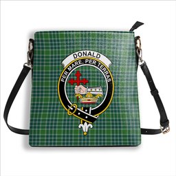 ScotsTee Shop Scottish Donald Lord of the Isles Hunting Ancient Crest Tartan Bucket Bag Ladies Shoulder Bag Midi