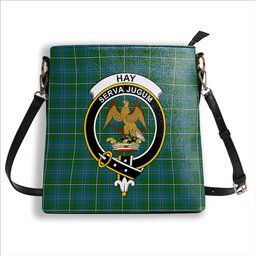 ScotsTee Shop Scottish Hay Hunting Crest Tartan Bucket Bag Ladies Shoulder Bag Midi