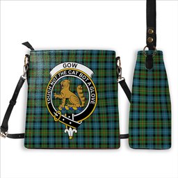 ScotsTee Shop Scottish Gow Hunting Ancient Crest Tartan Bucket Bag Ladies Shoulder Bag Midi