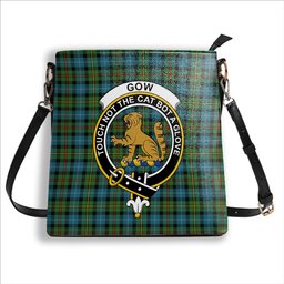 ScotsTee Shop Scottish Gow Hunting Ancient Crest Tartan Bucket Bag Ladies Shoulder Bag Midi