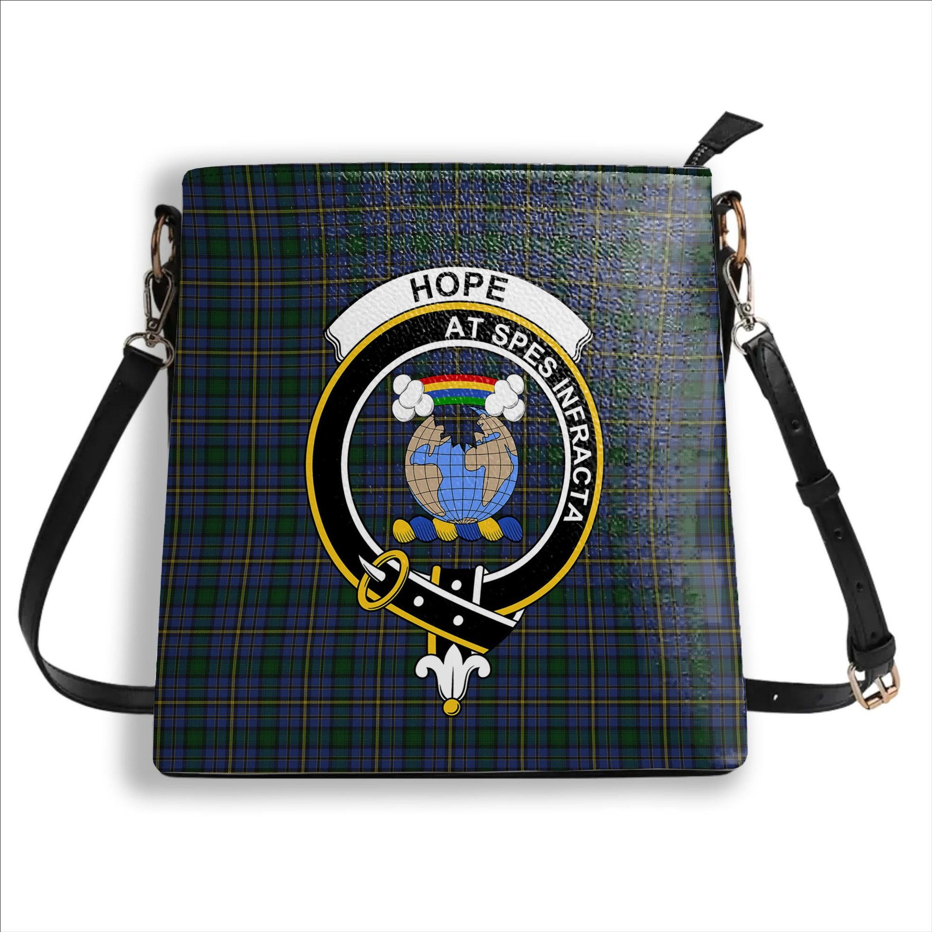 ScotsTee Shop Scottish Hope Clan Originaux Crest Tartan Bucket Bag Ladies Shoulder Bag Midi