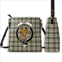 ScotsTee Shop Scottish Hay Dress Modern Crest Tartan Bucket Bag Ladies Shoulder Bag Midi