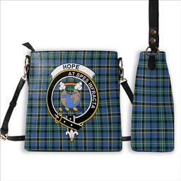 ScotsTee Shop Scottish Hope Ancient Crest Tartan Bucket Bag Ladies Shoulder Bag Midi
