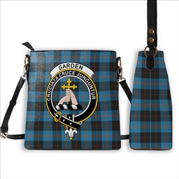 ScotsTee Shop Scottish Garden Crest Tartan Bucket Bag Ladies Shoulder Bag Midi