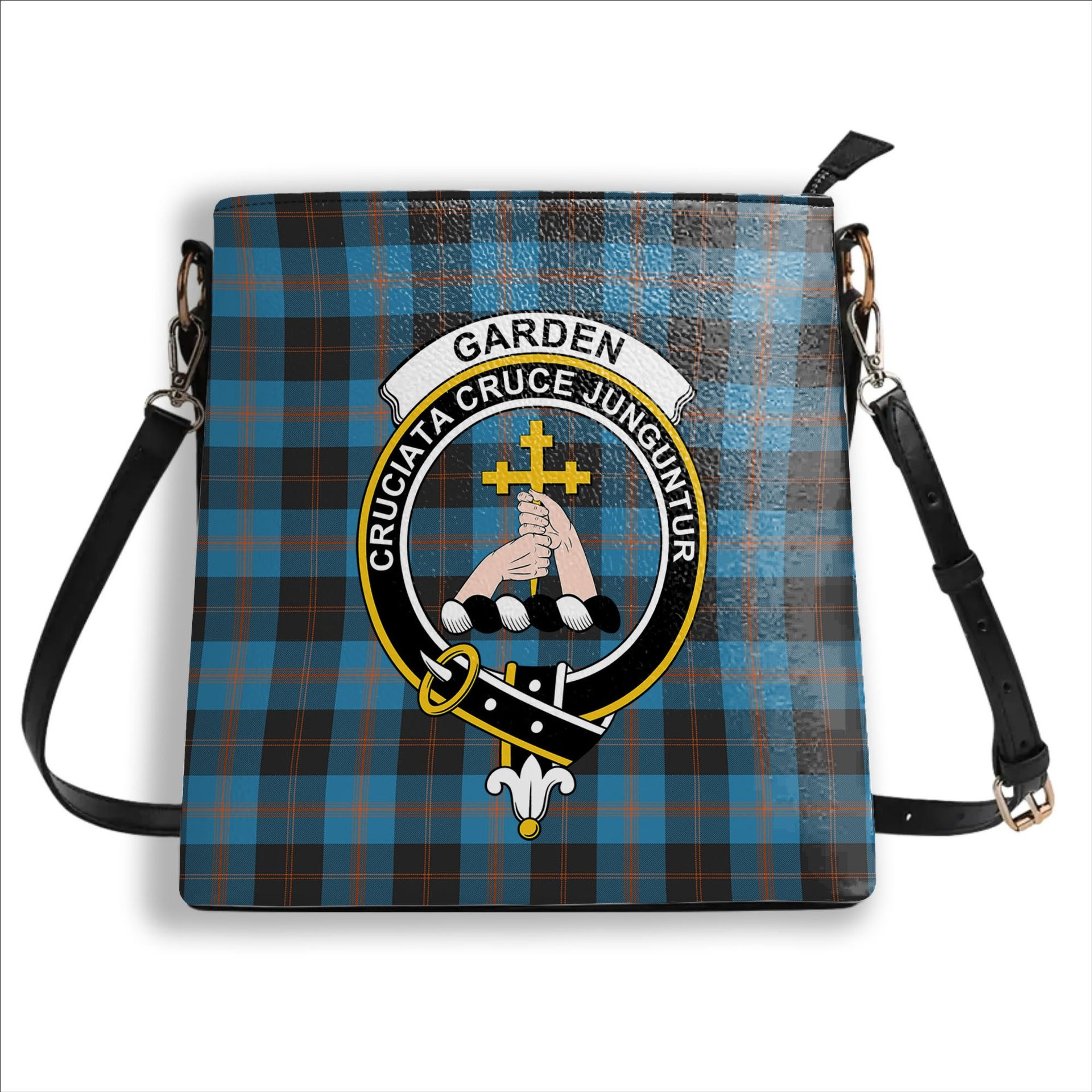 ScotsTee Shop Scottish Garden Crest Tartan Bucket Bag Ladies Shoulder Bag Midi