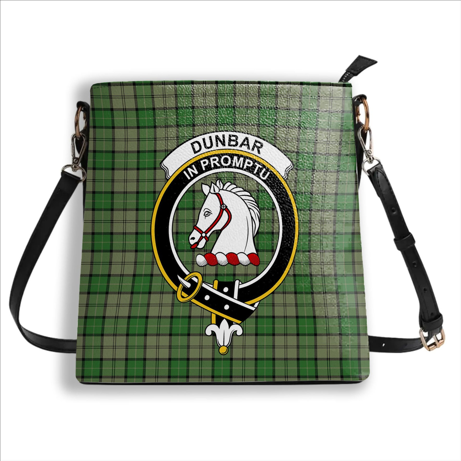 ScotsTee Shop Scottish Dunbar Hunting Ancient Crest Tartan Bucket Bag Ladies Shoulder Bag Midi