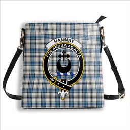 ScotsTee Shop Scottish Hannay Ancient Crest Tartan Bucket Bag Ladies Shoulder Bag Midi