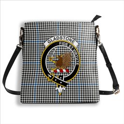 ScotsTee Shop Scottish Gladstone Ancient Crest Tartan Bucket Bag Ladies Shoulder Bag Midi