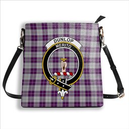 ScotsTee Shop Scottish Dunlop Dress Crest Tartan Bucket Bag Ladies Shoulder Bag Midi