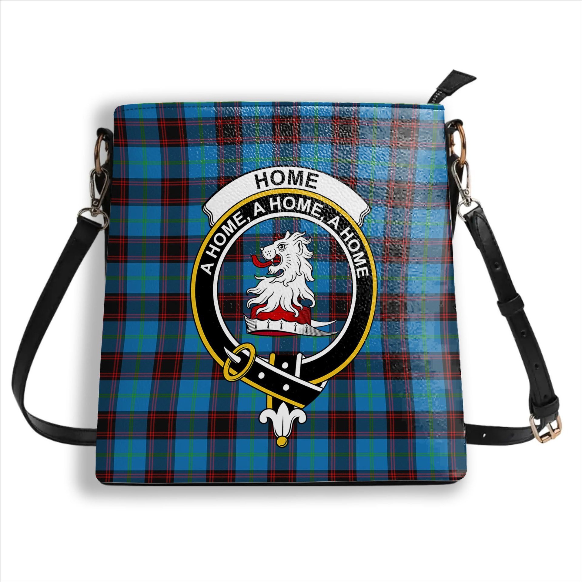 ScotsTee Shop Scottish Home Ancient Crest Tartan Bucket Bag Ladies Shoulder Bag Midi