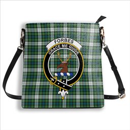 ScotsTee Shop Scottish Forbes Dress Ancient Crest Tartan Bucket Bag Ladies Shoulder Bag Midi