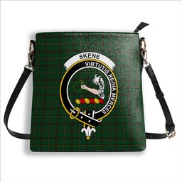 ScotsTee Shop Scottish Skene or Tribe of Mar Crest Tartan Bucket Bag Ladies Shoulder Bag Midi