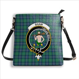 ScotsTee Shop Scottish Shaw Ancient Crest Tartan Bucket Bag Ladies Shoulder Bag Midi
