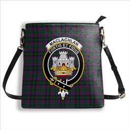 ScotsTee Shop Scottish MacLachlan Hunting Crest Tartan Bucket Bag Ladies Shoulder Bag Midi