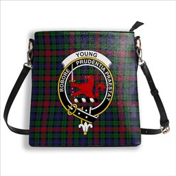 ScotsTee Shop Scottish Young Presidents Organisation Crest Tartan Bucket Bag Ladies Shoulder Bag Midi
