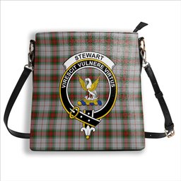 ScotsTee Shop Scottish Stewart Royal VS Crest Tartan Bucket Bag Ladies Shoulder Bag Midi