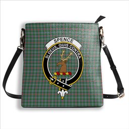 ScotsTee Shop Scottish Spence Fragment Ancient Clan Crest Tartan Bucket Bag Ladies Shoulder Bag Midi