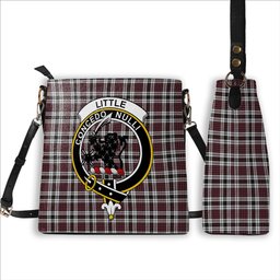 ScotsTee Shop Scottish Little Dress Ancient Crest Tartan Bucket Bag Ladies Shoulder Bag Midi